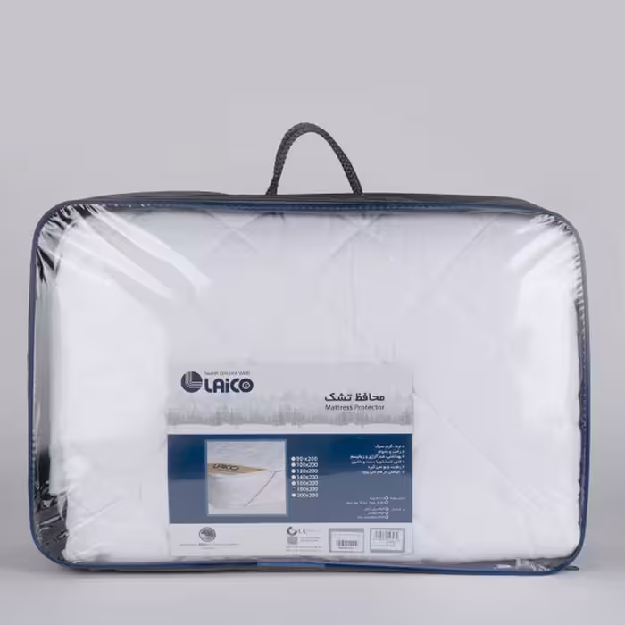 محافظ تشک لایکو مدل پنبه دوزی یک نفره سایز 90x200 سانتی متر
