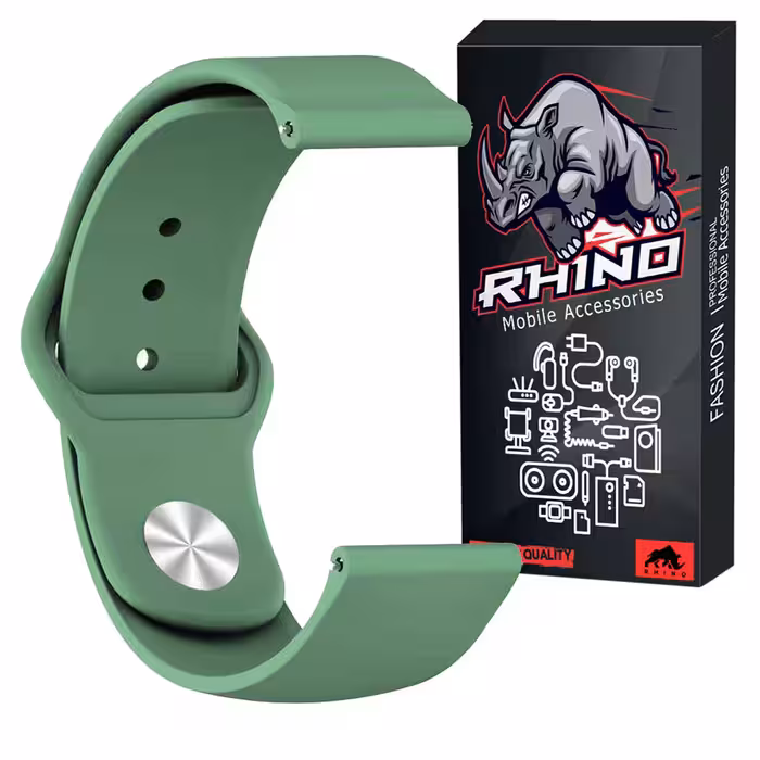 بند راینو مدل R-Silicon مناسب برای ساعت هوشمند سامسونگ Galaxy watch 4 / Classic / 46mm / 42mm