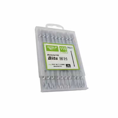 سری پیچ گوشتی یک سر دو سو یک سر چهار سو ولف کد 11-219 بسته 10 عددی