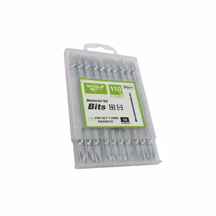 سری پیچ گوشتی یک سر دو سو یک سر چهار سو ولف کد 11-219 بسته 10 عددی