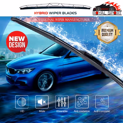 تیغه برف پاک‌کن رویال اسپرت مدل HYBRID PLUS مناسب برای لکسوس NX200 بسته 2 عددی