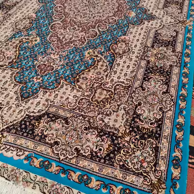 فرش دستبافت یک و نیم متری طرح سالاری تبریز کد SH 97