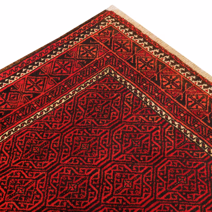 فرش دستبافت سه متری مدل نقشه بلوچ  کد 22.1204