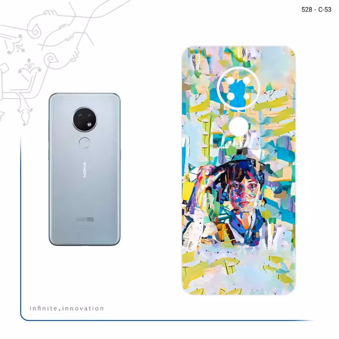 برچسب پوششی ماهوت مدل Collage of Women Portrait 1 مناسب برای گوشی موبایل نوکیا 6.2