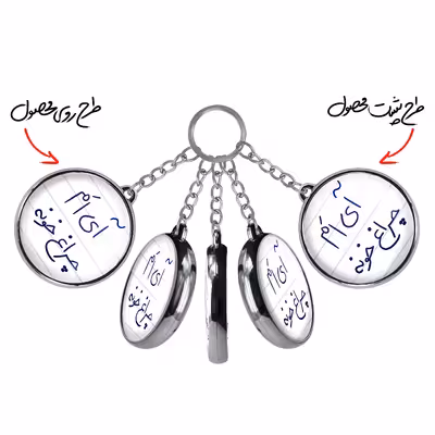 جاکلیدی خندالو طرح آی اَم چراغ خونه مدل دوطرفه کد 58785878