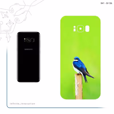 برچسب پوششی ماهوت مدل Bird Swallow مناسب برای گوشی موبایل سامسونگ Galaxy S8 Plus