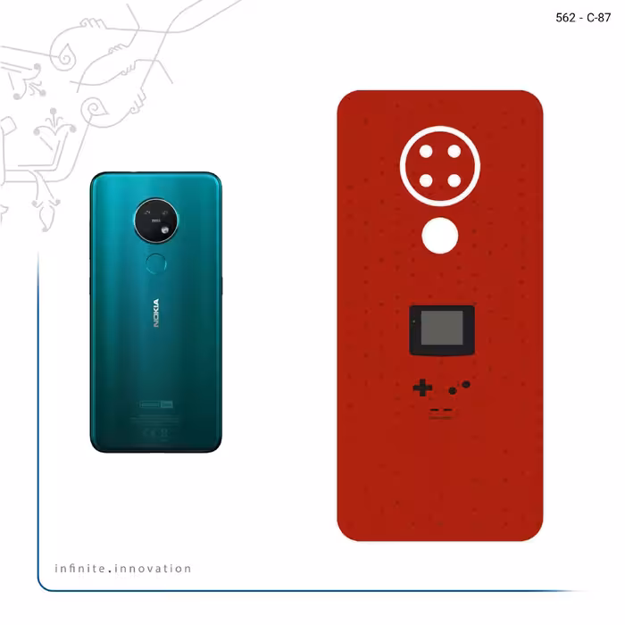 برچسب پوششی ماهوت مدل Minimal GameBoy Icon مناسب برای گوشی موبایل نوکیا 7.2