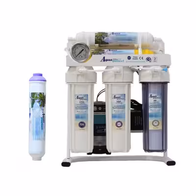 دستگاه تصفیه کننده آب آکوا پیورست مدل ALKALINE 7033 به همراه فیلتر تصفیه آب مجموعه 3 عددی