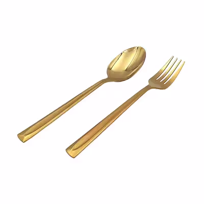ست قاشق و چنگال 12 پارچه طرح یونیک مدل MV12
