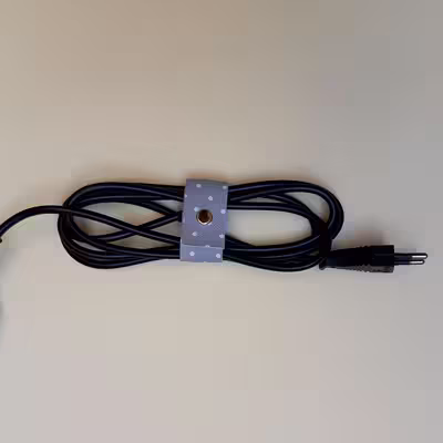 ارگانایزر سیم و کابل طرح خال خالی مدل C-214 مجموعه 2 عددی