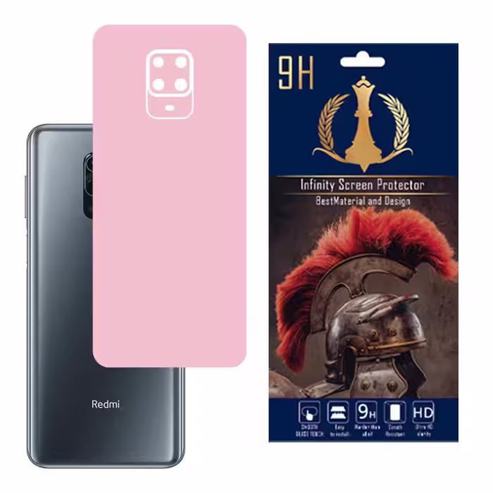 برچسب پوششی اینفینیتی مدل PRO MAX مناسب برای گوشی موبایل شیائومی REDMI NOTE 9S / REDMI NOTE 9 PRO به همراه محافظ صفحه نمایش و محافظ لنز دوربین