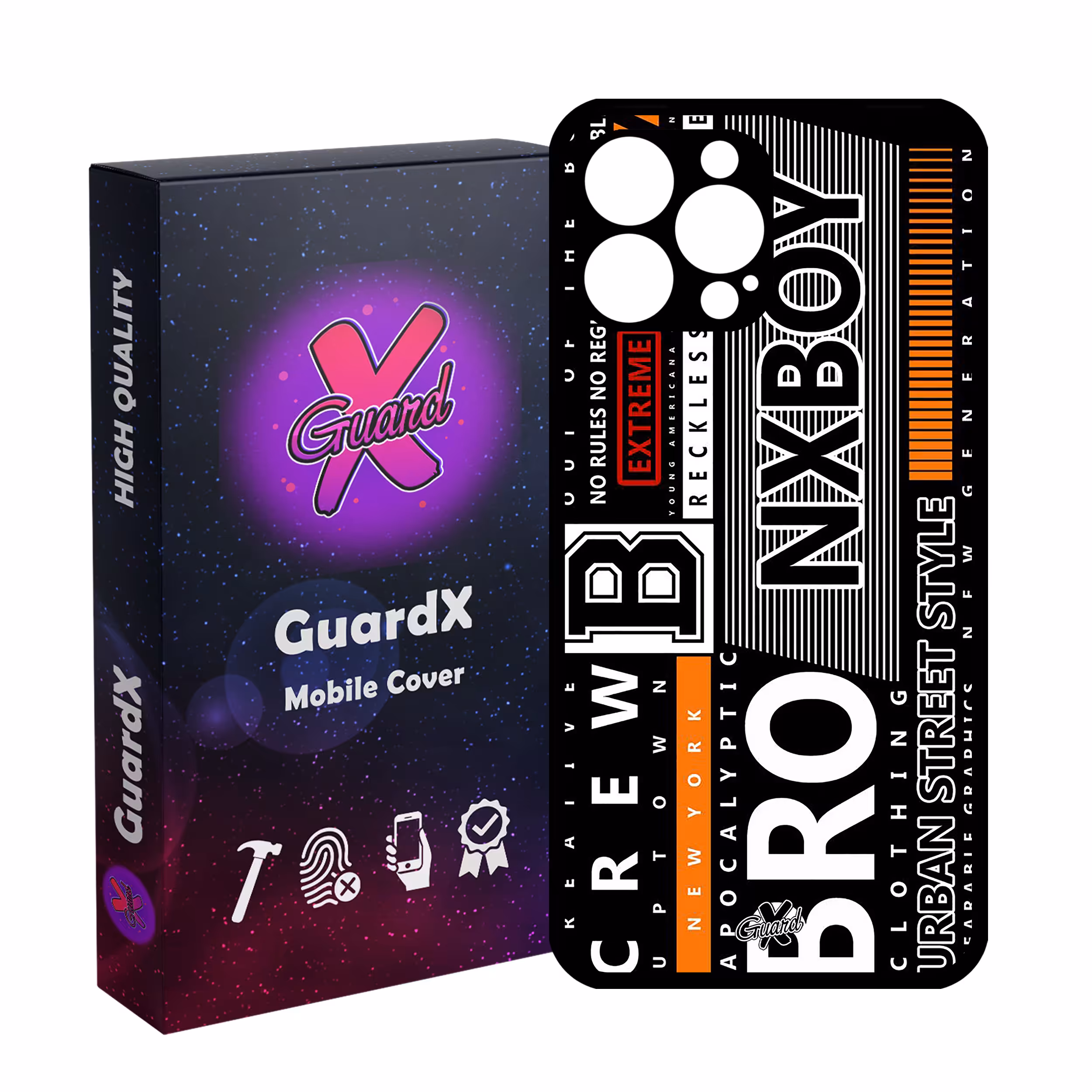 کاور گارد ایکس طرح Boy مدل Glass10527 مناسب برای گوشی موبایل اپل iPhone 13 Pro Max