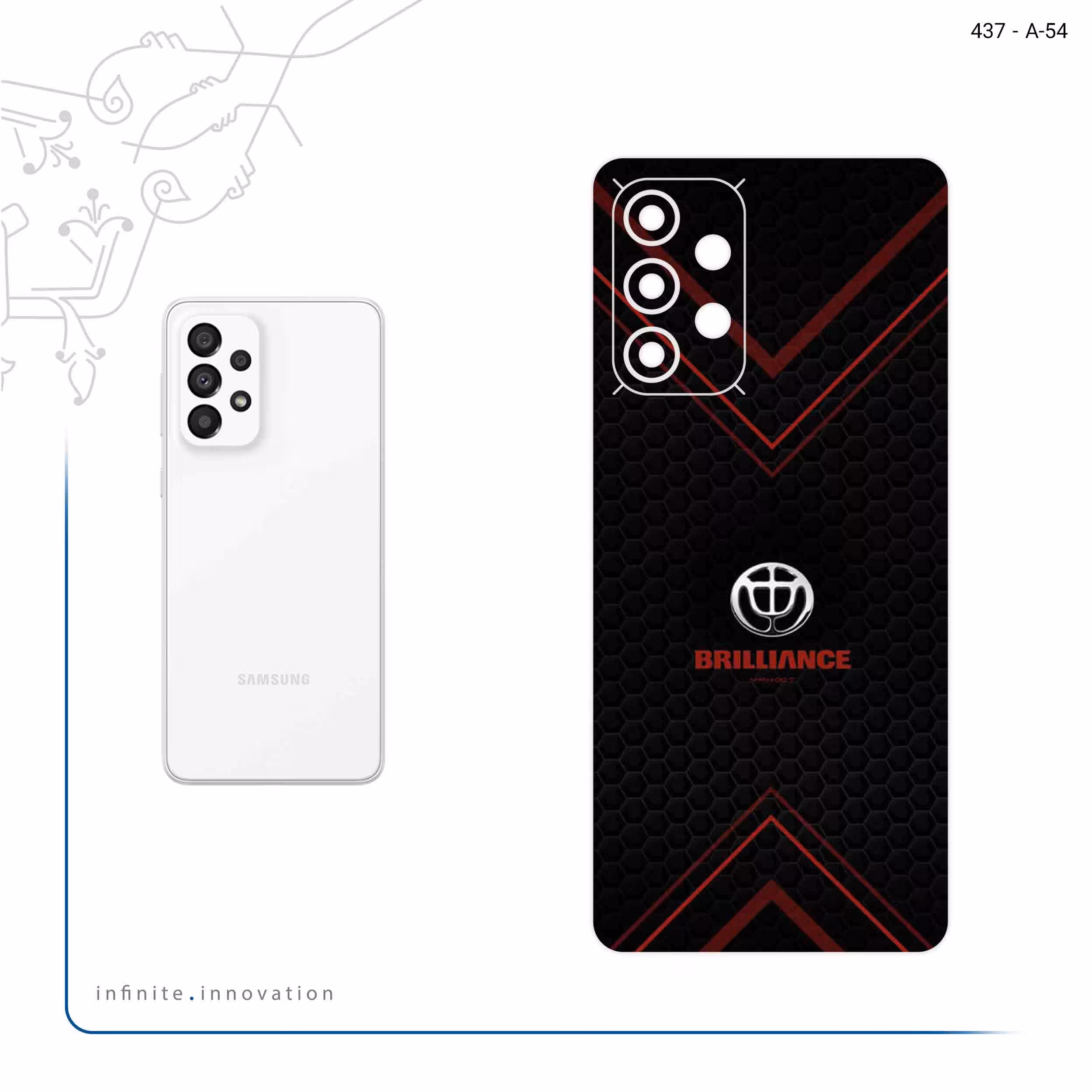 برچسب پوششی ماهوت مدل Brilliance مناسب برای گوشی موبایل سامسونگ Galaxy A33 5G