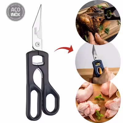 قیچی آشپزخانه چندمنظوره ترامونتینا مدل 25920119