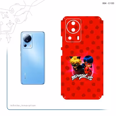 برچسب پوششی ماهوت مدل Ladybug and Cat Noir مناسب برای گوشی موبایل شیائومی 13 Lite