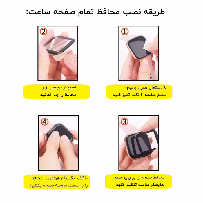 محافظ صفحه نمایش مدل SFP-40 مناسب برای ساعت هوشمند شیائومی Mibro Air