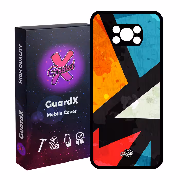 کاور گارد ایکس طرح Colors مدل Glass10176 مناسب برای گوشی موبایل شیائومی Poco X3 Pro