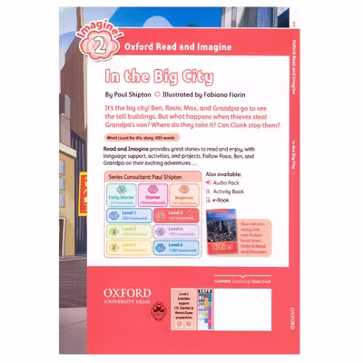 کتاب Oxford Read and Imagine2 The Big City اثر Paul Shipton انتشارات الوندپویان