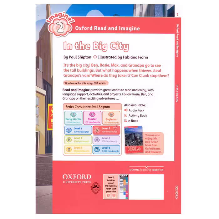 کتاب Oxford Read and Imagine2 The Big City اثر Paul Shipton انتشارات الوندپویان