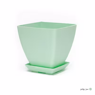 گلدان مدل پلاستیکی مربع کد 010