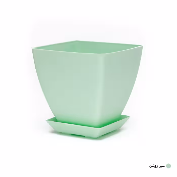 گلدان مدل پلاستیکی مربع کد 010