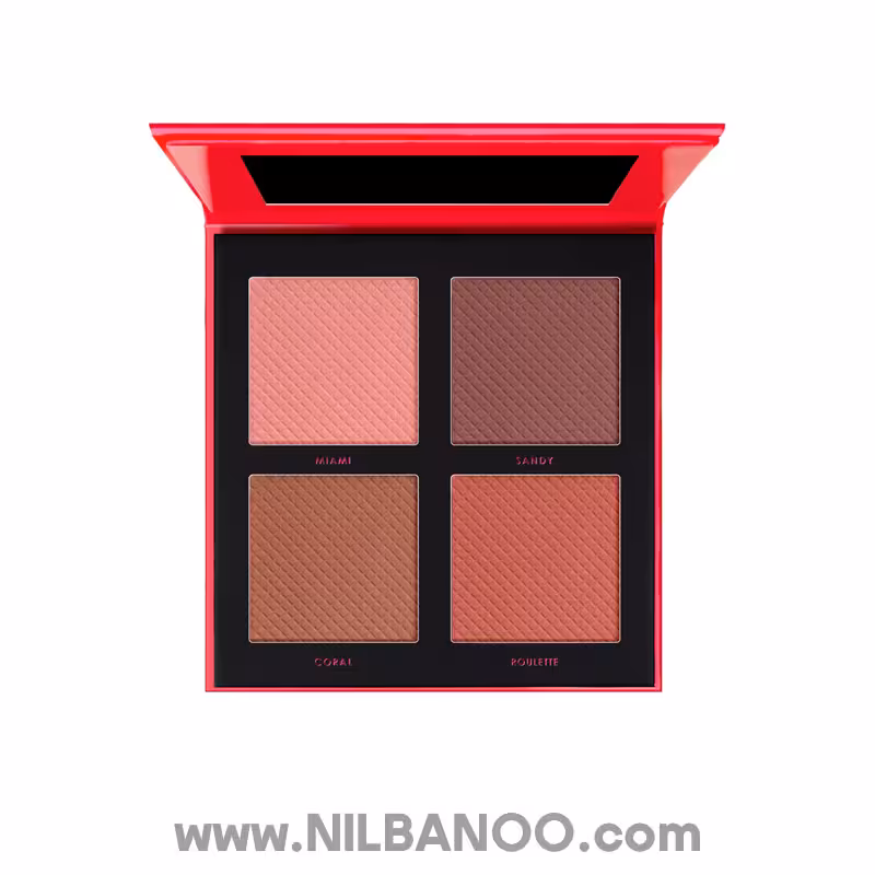 پالت رژ گونه 4 رنگ فور اور 52 مدل CHEEK TO CHEEK