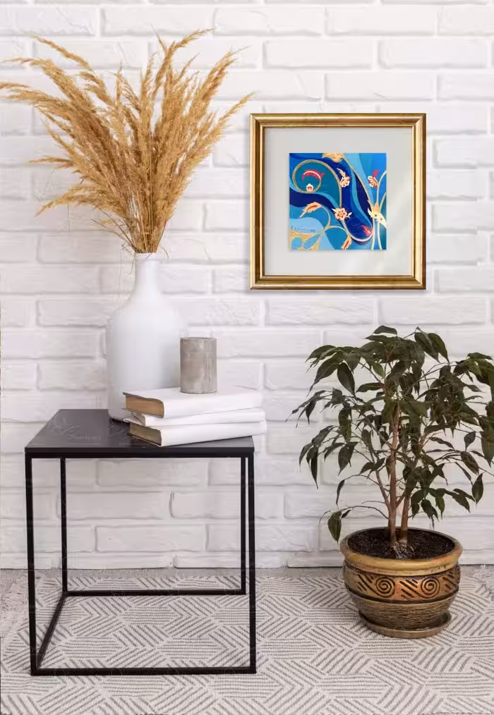 اثری از مجموعه رقص لاجورد