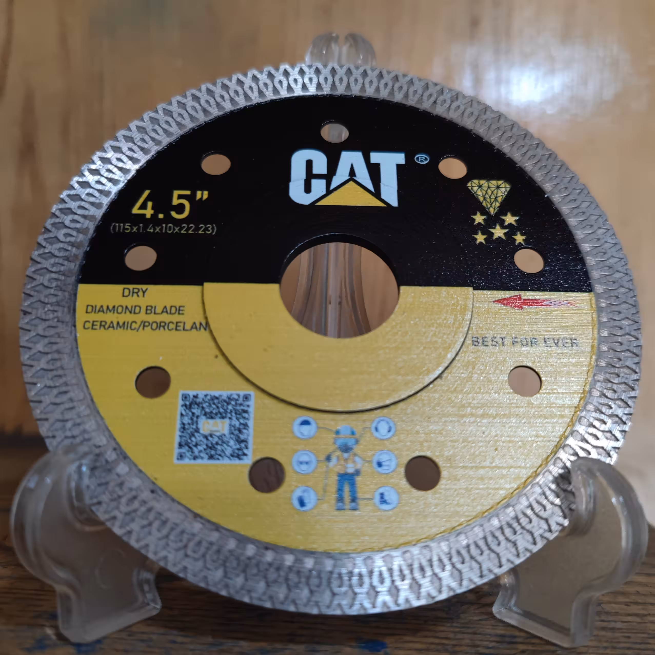 صفحه دیسک سرامیک بر ( پرسلان بر) مارک cat سایز 11.5 سانت