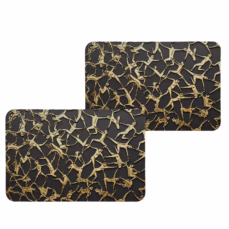 زیربشقابی طرح کلاسیک کد 8814 بسته 2 عددی | کالا مکس