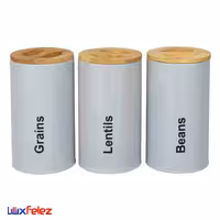 بانکه حبوبات درب چوب