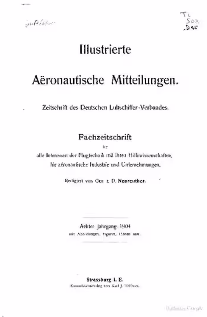 خرید و دانلود نسخه کامل کتاب Illustrierte Aeronautische Mitteilungen. Zeitschrift des Deutschen Luftschiffer-Verbandes