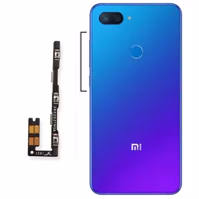 Mi 8 Lite Volume Power Flex Cable
