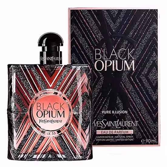 عطر و ادکلن زنانه ایو سن لورن بلک اوپیوم پیور ایلوژن ادوپرفیوم YVES SAINT LAURENT (YSL) BLACK OPIUM PURE ILLUSION EDP FOR WOMEN