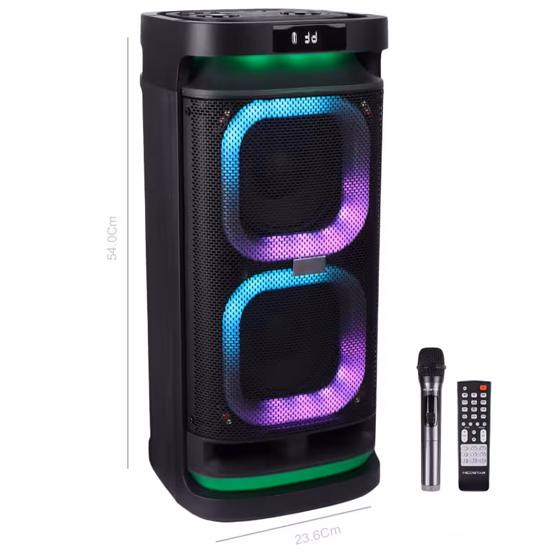 اسپیکر چمدانی بلوتوثی هایکو استار Party Box HPS-4013 میکروفون و ریموت کنترل
