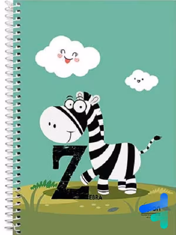 دفتر 40 برگ دو خط فانتزی کد 2901326 الیپون