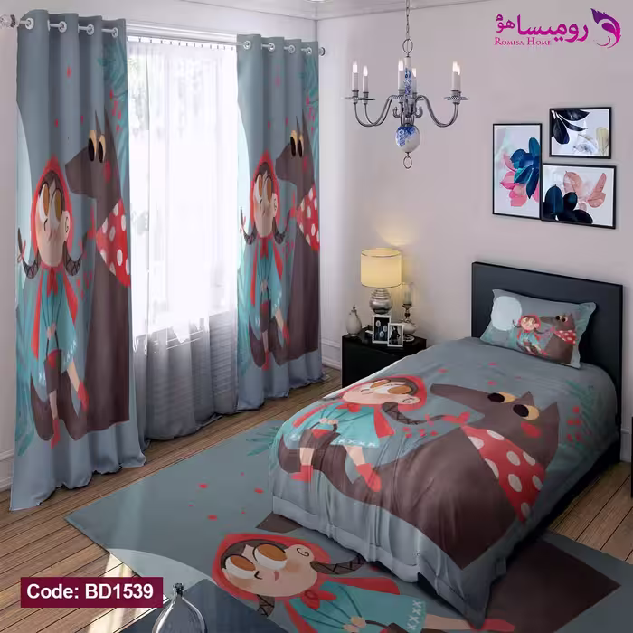 قیمت و خرید روتختی طرح گرگ کیوت برند دکو کد BD1539