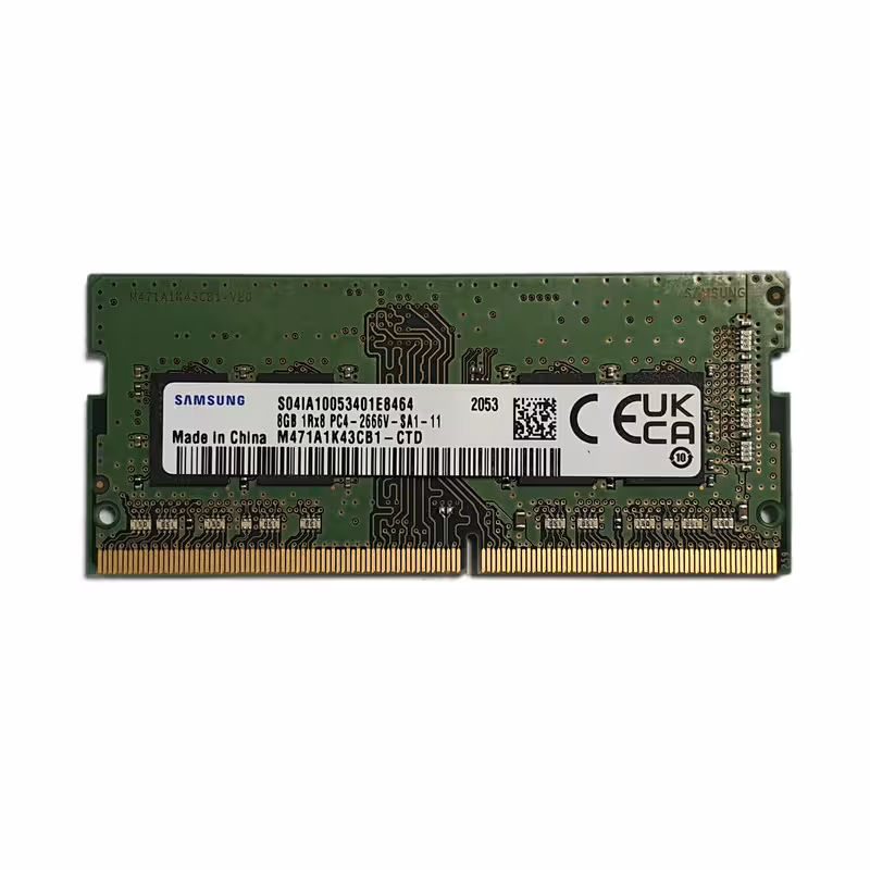 رم لپ تاپ DDR4 تک کاناله 2666 مگاهرتز CL11 سامسونگ مدل PC4 ظرفیت 8 گیگابایت | کالا مکس