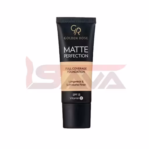 کرمپودر تیوپی مت پرفکشن گلدن رز SPF 15