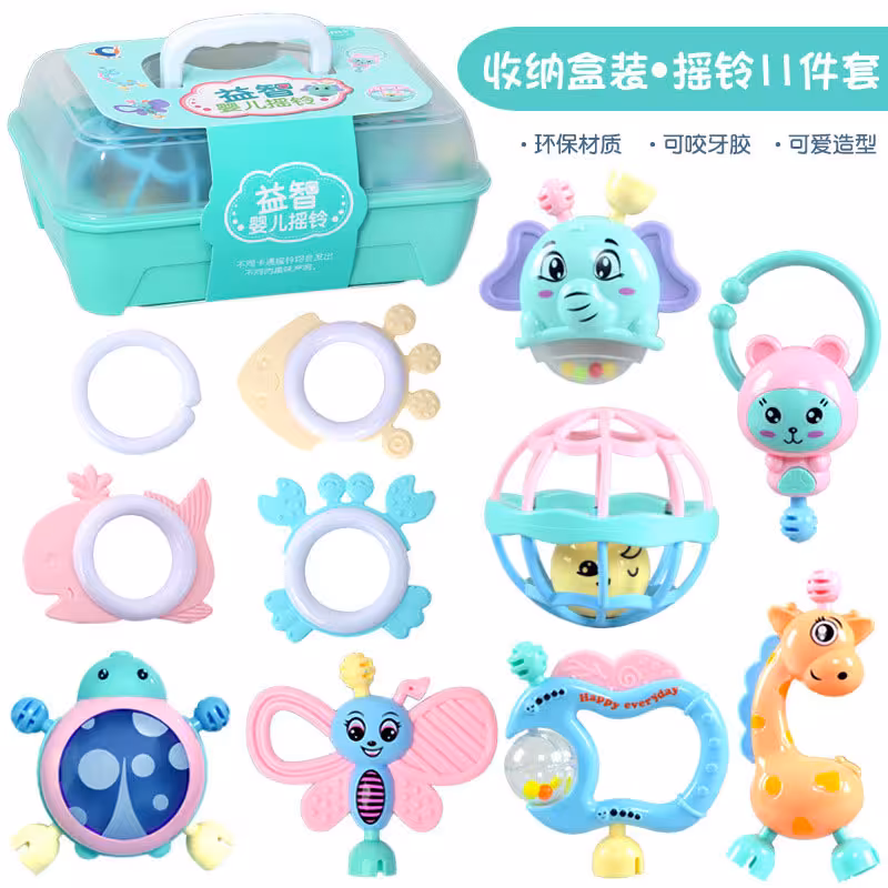 پک جغجغه جعبه ای 11 عددی نوزاد