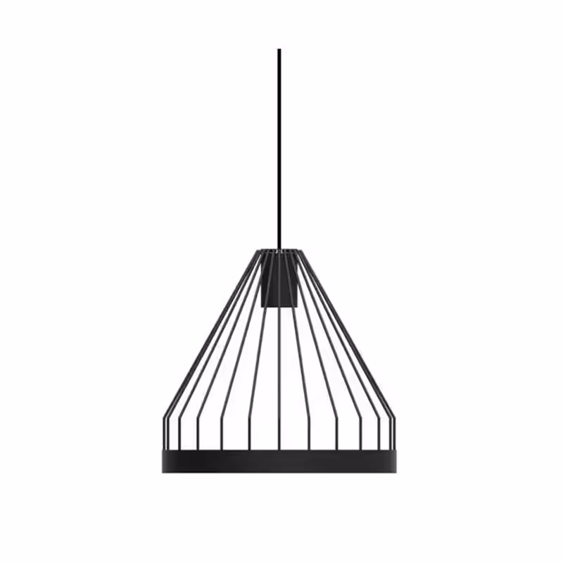 چراغ آویز قفسی فلزی سبک معاصر هاتو تیپ 3 مدل CG3S