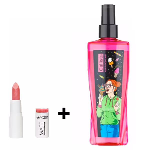 بادی اسپلش زنانه تیلور کالیستا 200 ml رژ لب رنگ های نودمدلViolet MATT