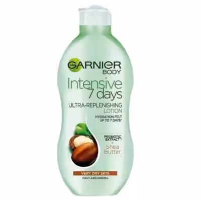 لوسیون بدن گارنیر Garnier عصاره شی باتر Shea Butter ظرفیت 400 میلی لیتر