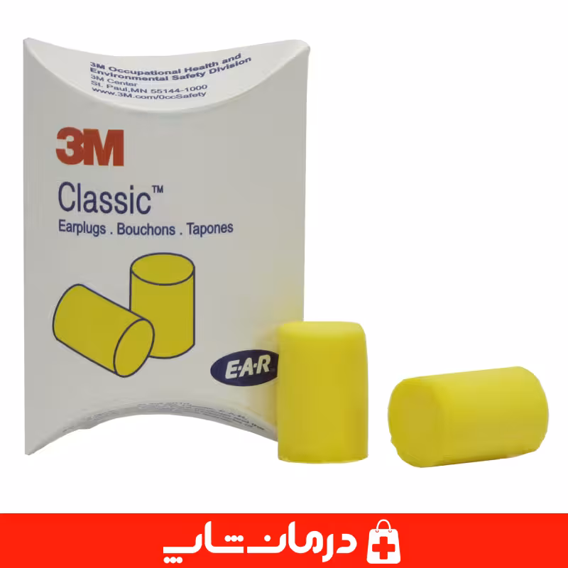 خرید گوش گیر اسفنجی تری ام مدل کلاسیک بسته 2 عددی 3m classic