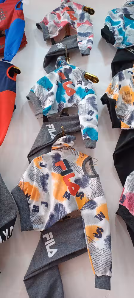 ست بلوز آستین بلند با شلوار پسرانه بچگانه