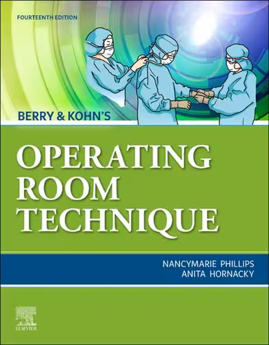 خرید و دانلود نسخه کامل کتاب Berry &amp; Kohn's Operating Room Technique, 14th Edition