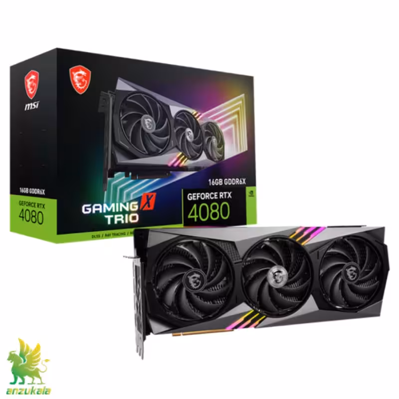 کارت گرافیک ام اس آی مدل RTX 4080 GAMING X TRIO 16GB