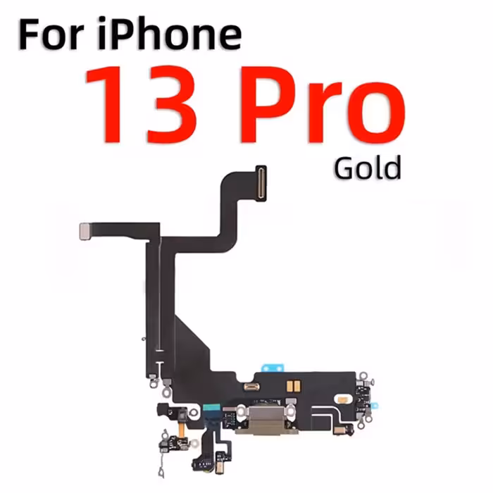 فلت شارژ روکاری آیفون 13PRO (رنگ گلد)