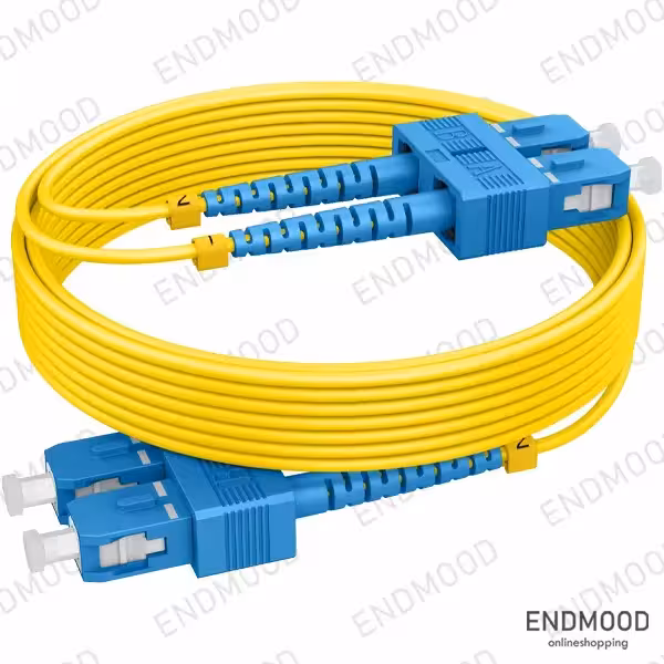 پچ کورد فیبر نوری 1 متری نگزنس SC-SC داپلکس سینگل مود Nexans