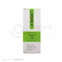 کرم ضد جوش SPF30 لیپورکس 30 میلی لیتری