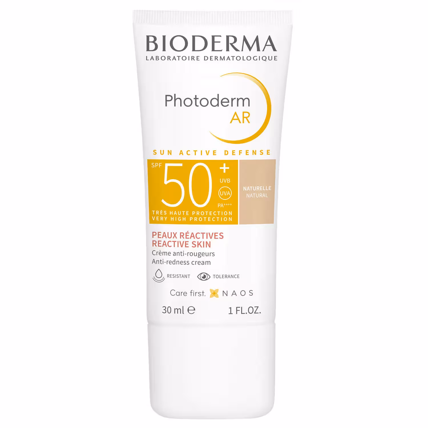 کرم ضد آفتاب رنگی ضد قرمزی بایودرما مدل Photoderm AR با SPF50 حجم 30 میل